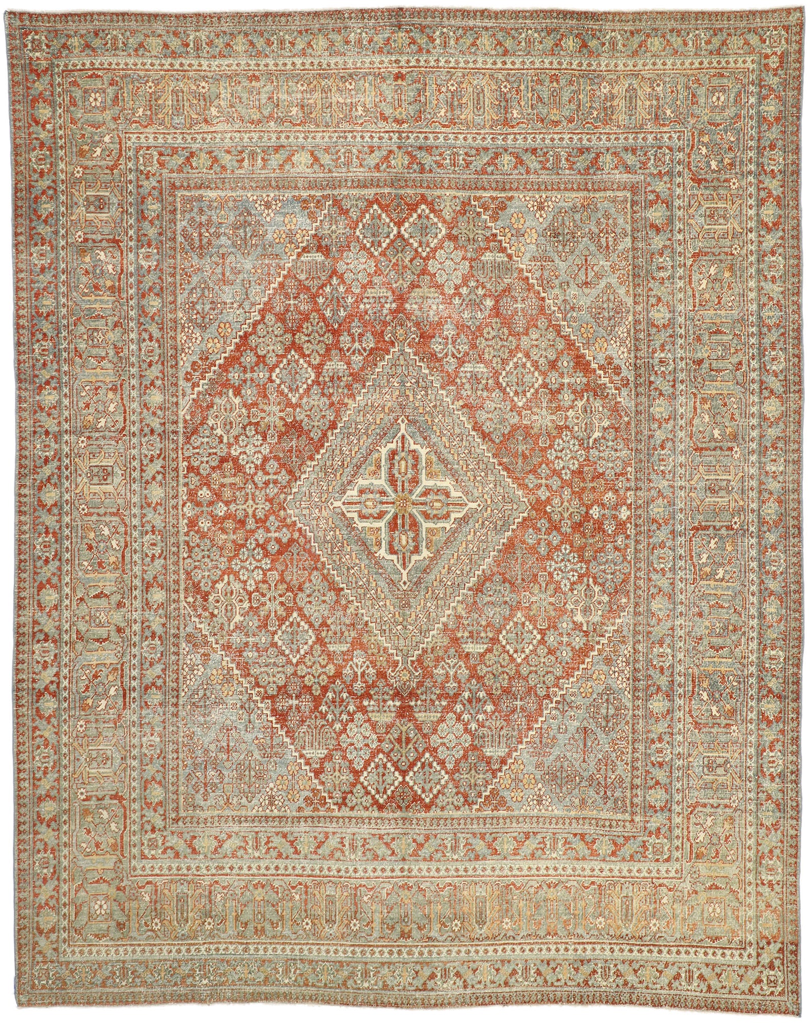 11 x 13 Antique Persian Joshegan Rug 52632
