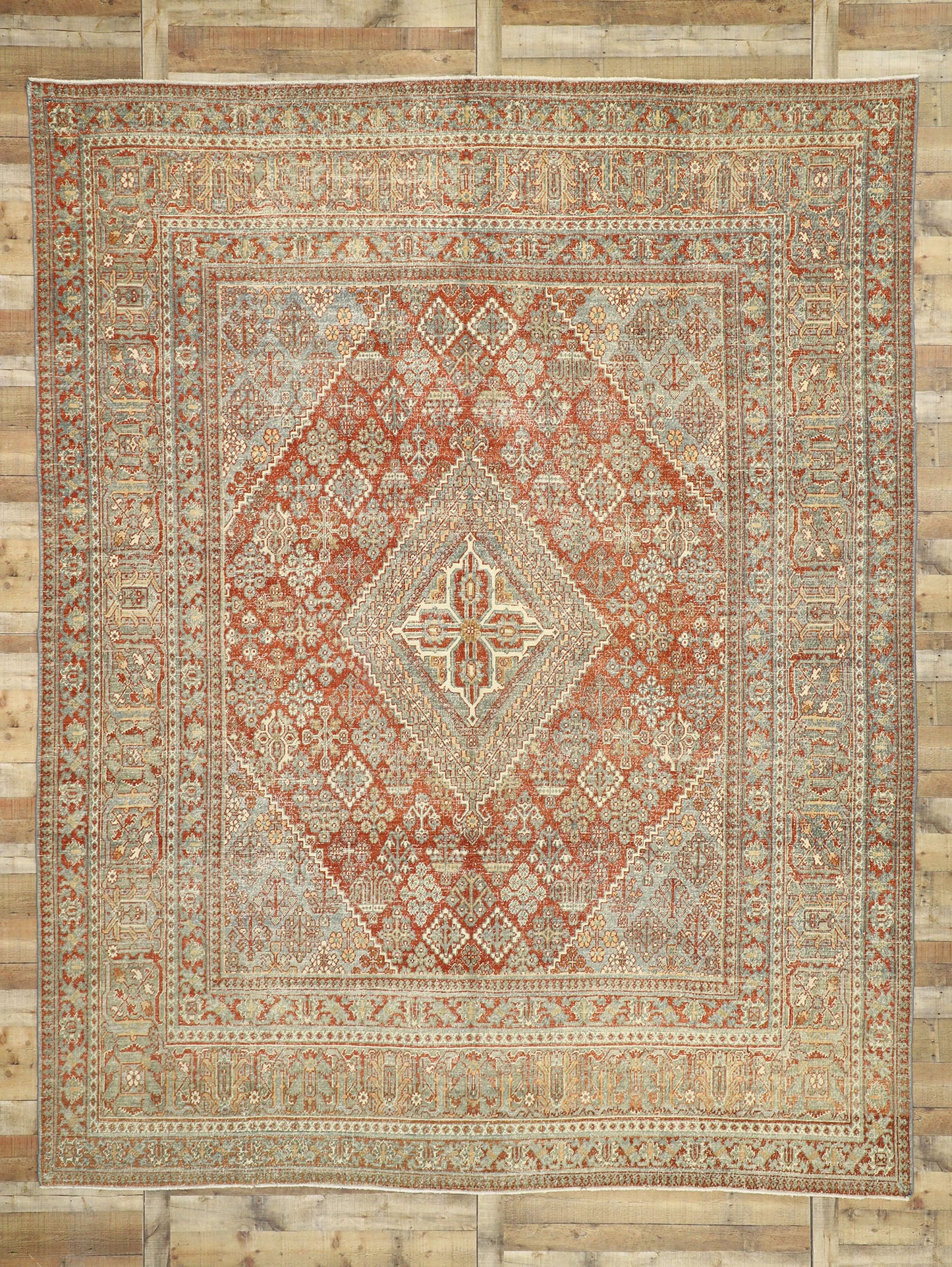11 x 13 Antique Persian Joshegan Rug 52632