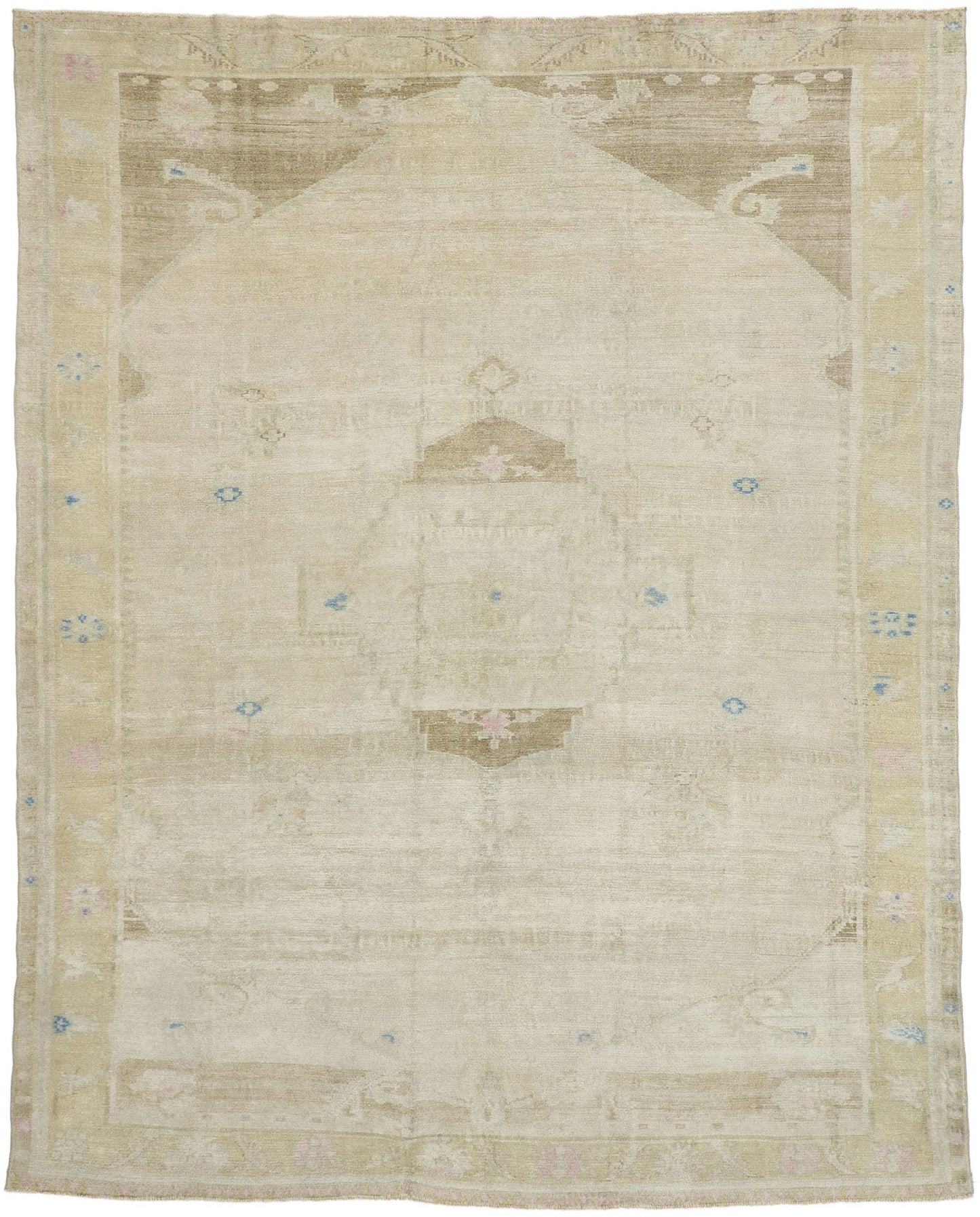 10 x 12 Vintage Oushak Rug 52633