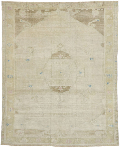 10 x 12 Vintage Oushak Rug 52633
