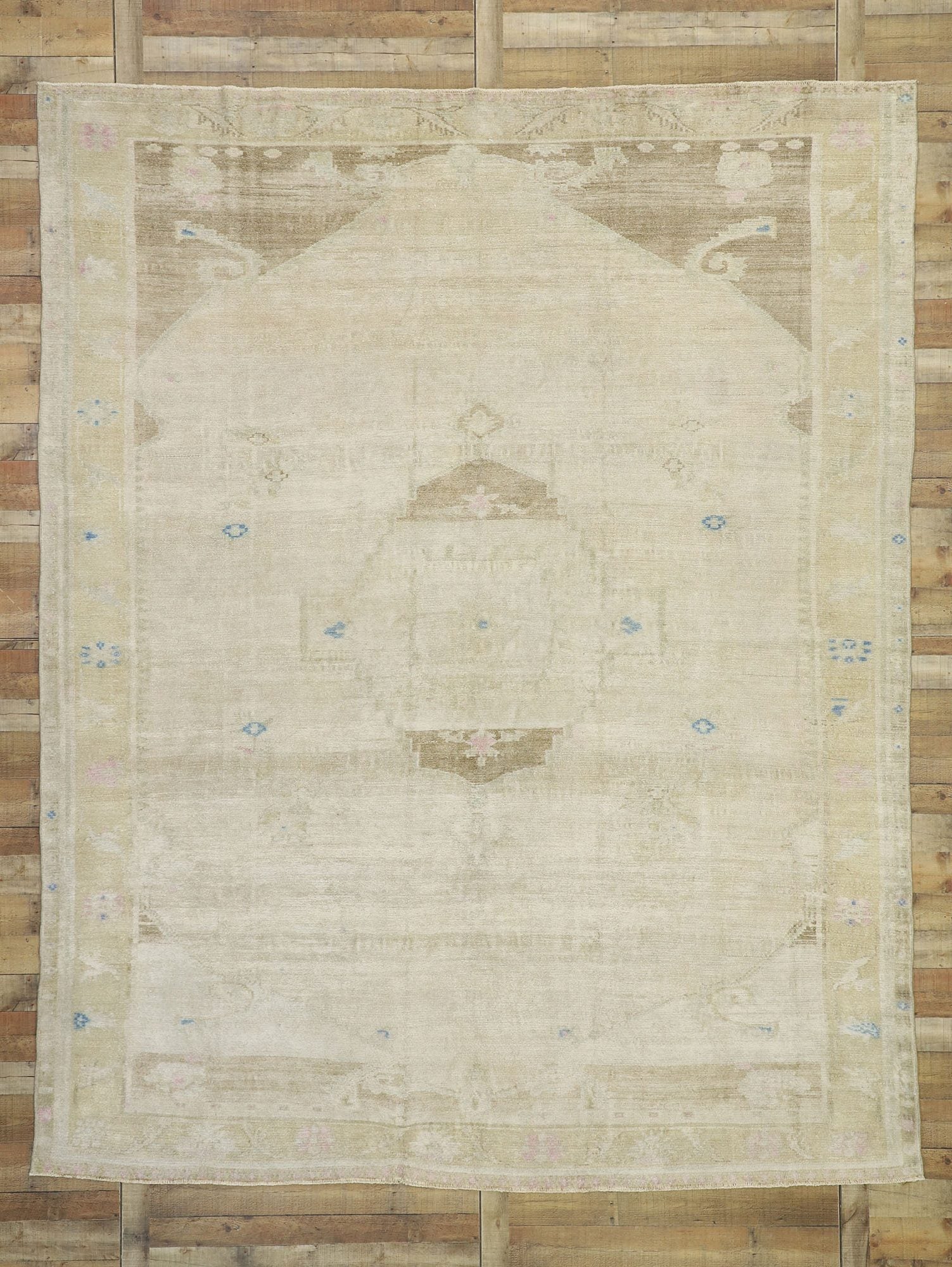 10 x 12 Vintage Oushak Rug 52633