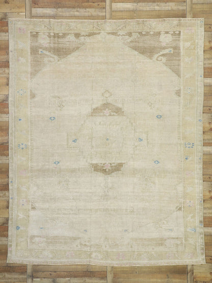 10 x 12 Vintage Oushak Rug 52633