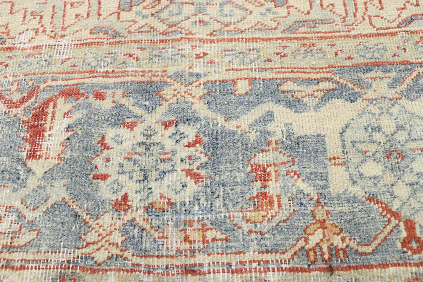 8 x 12 Antique Persian Heriz Rug 52636