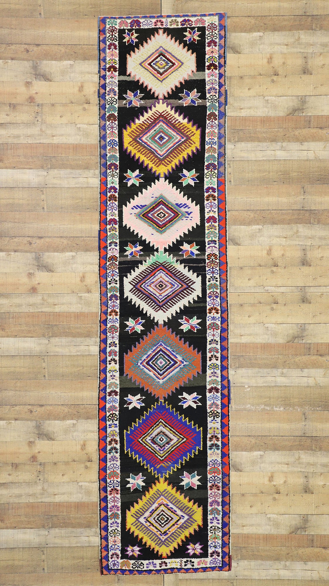 3 x 12 Vintage Oushak Runner 52640