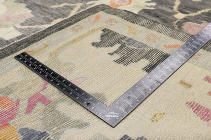 9 x 11 Contemporary Turkish Oushak Rug 52642