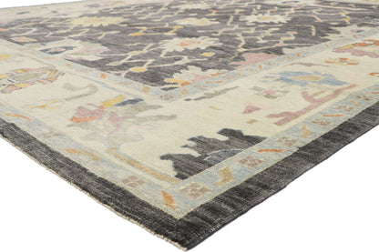 9 x 11 Contemporary Turkish Oushak Rug 52642