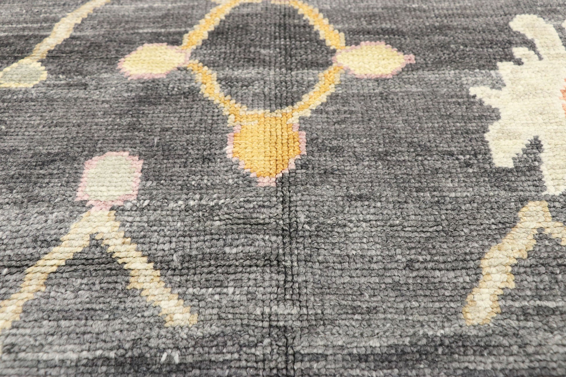 9 x 11 Contemporary Turkish Oushak Rug 52642