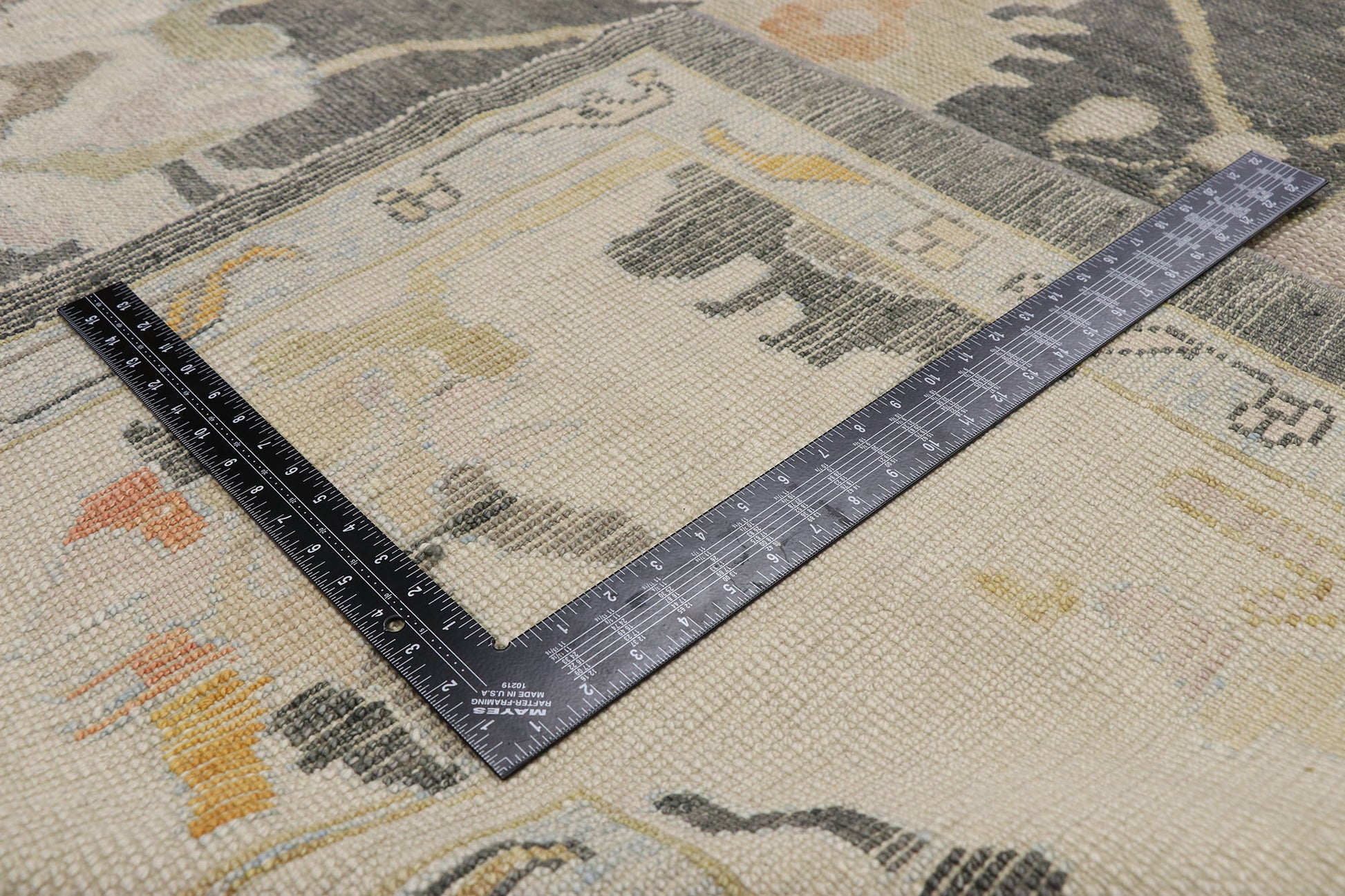 9 x 12 Earth-Tone Turkish Oushak Rug 52643