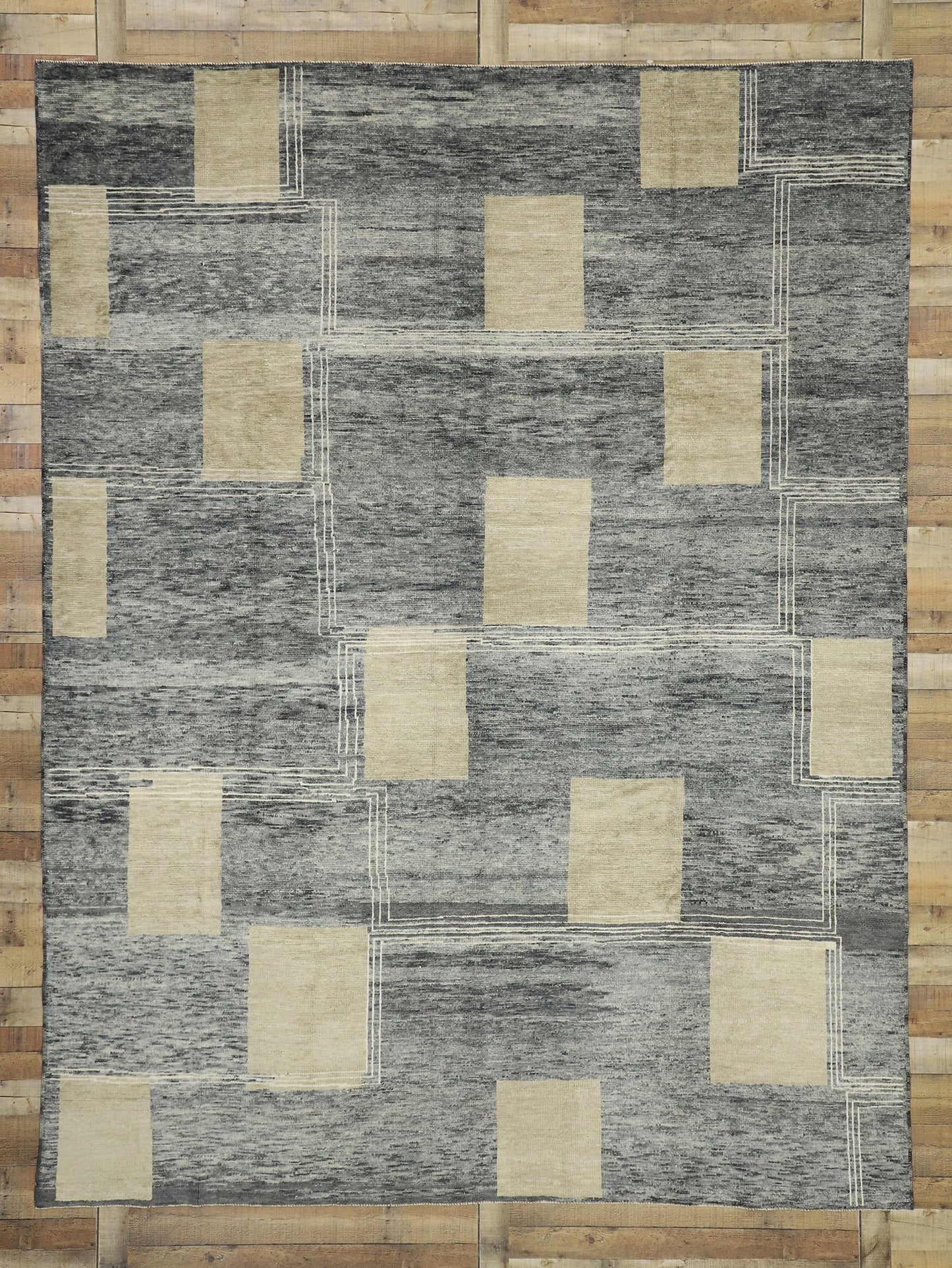 9 x 12 Contemporary Turkish Oushak Rug 52644