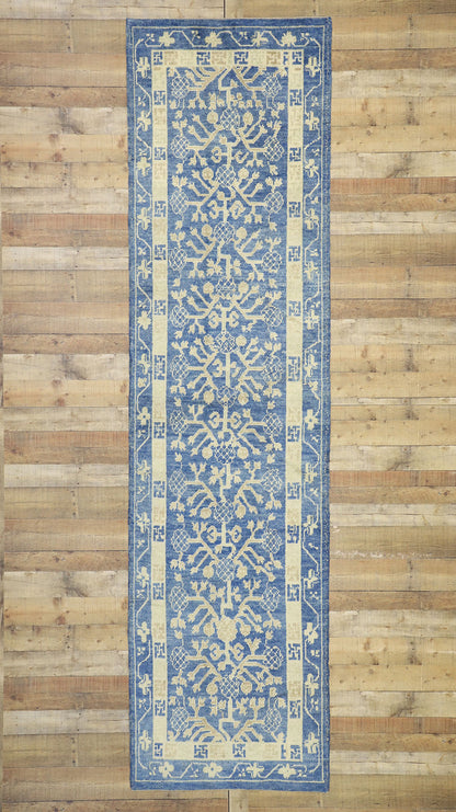 3 x 13 New Oushak Khotan Runner 52645