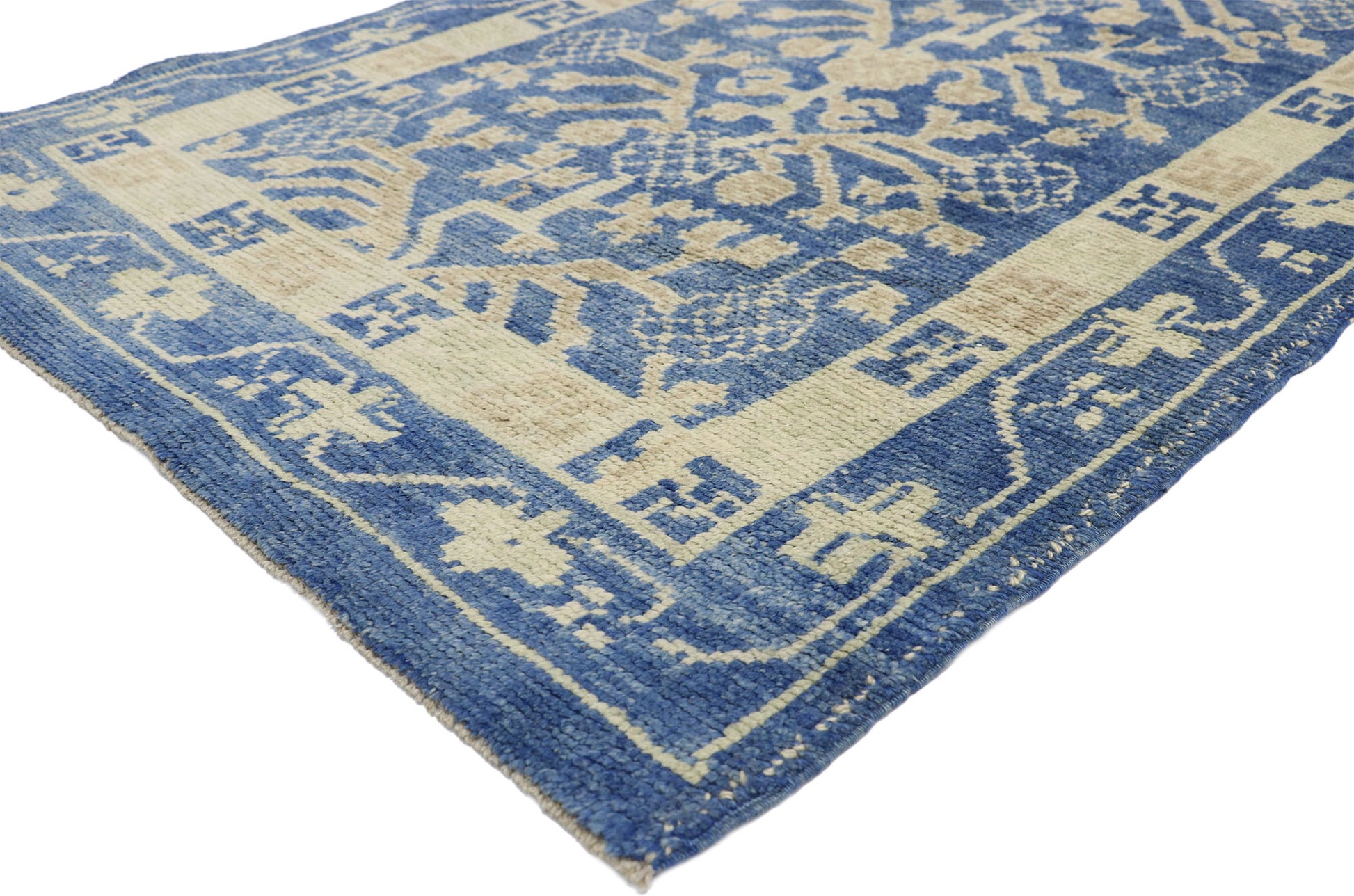 3 x 13 New Oushak Khotan Runner 52645