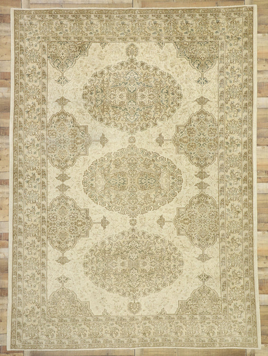 9 x 12 Vintage Turkish Sivas Rug 52652
