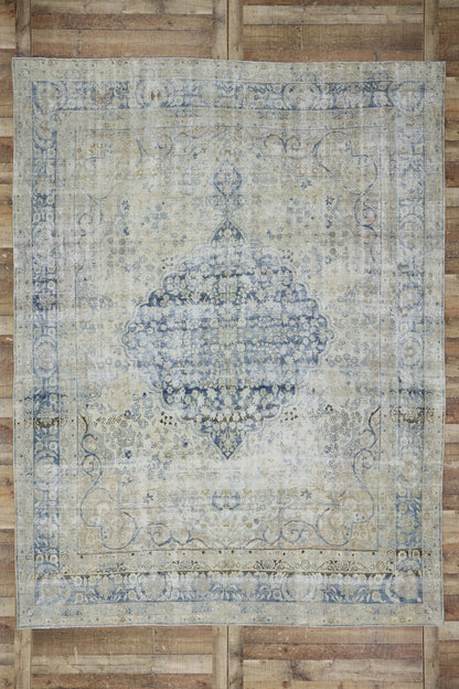 9 x 11 Antique Persian Kerman Rug 53654