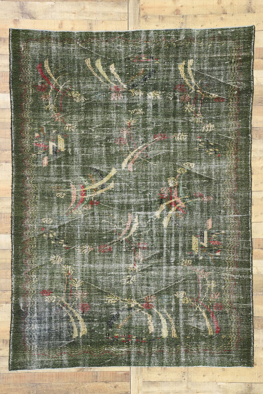 6 x 9 Zeki Muren Vintage Turkish Sivas Rug 52654