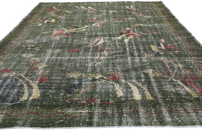 6 x 9 Zeki Muren Vintage Turkish Sivas Rug 52654