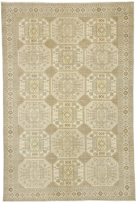 7 x 10 Vintage Turkish Sivas Rug 52658