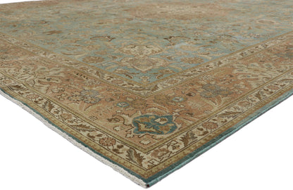 10 x 13 Vintage Persian Tabriz Rug 52664