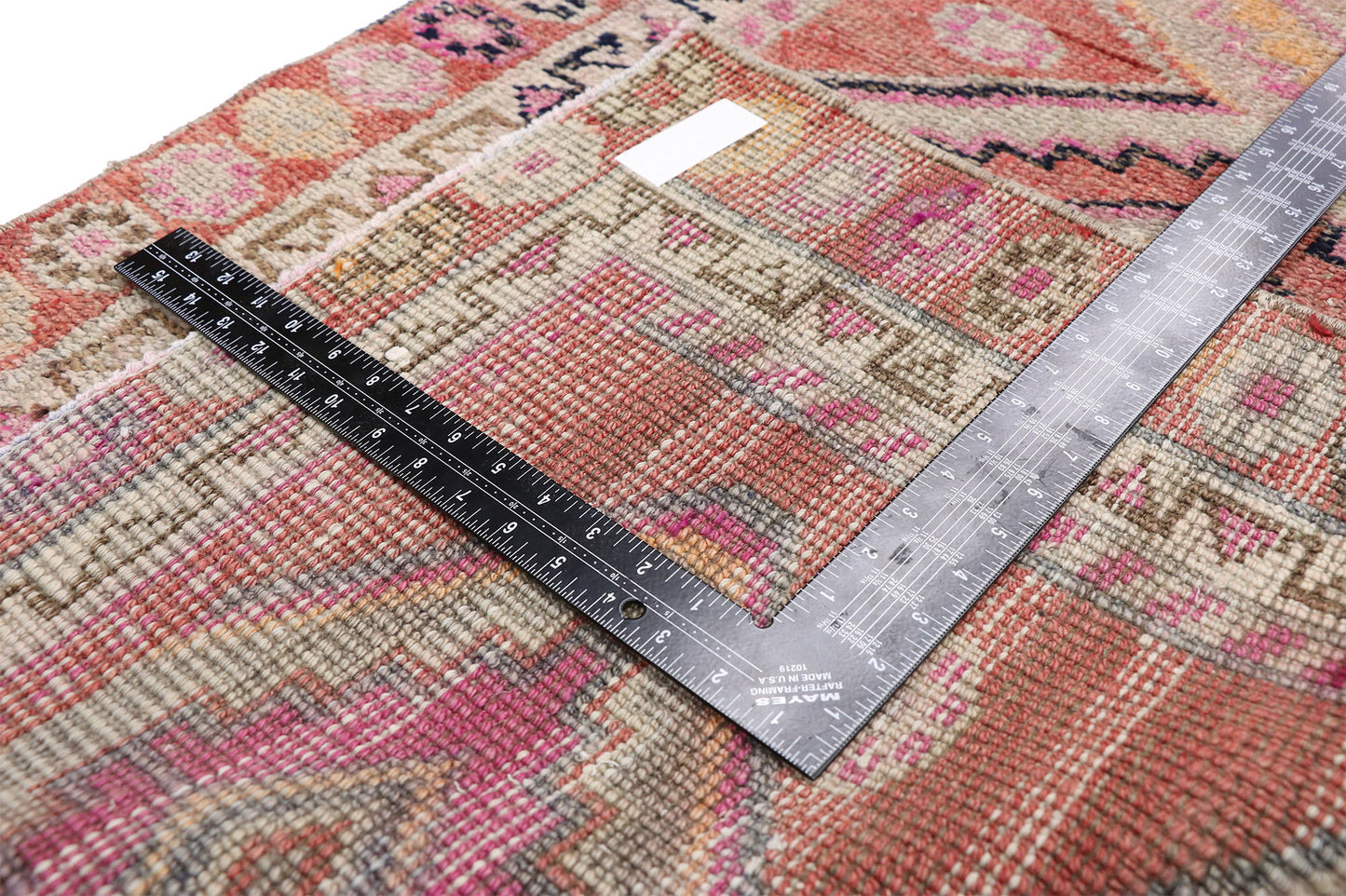 3 x 12 Vintage Turkish Oushak Rug 52665