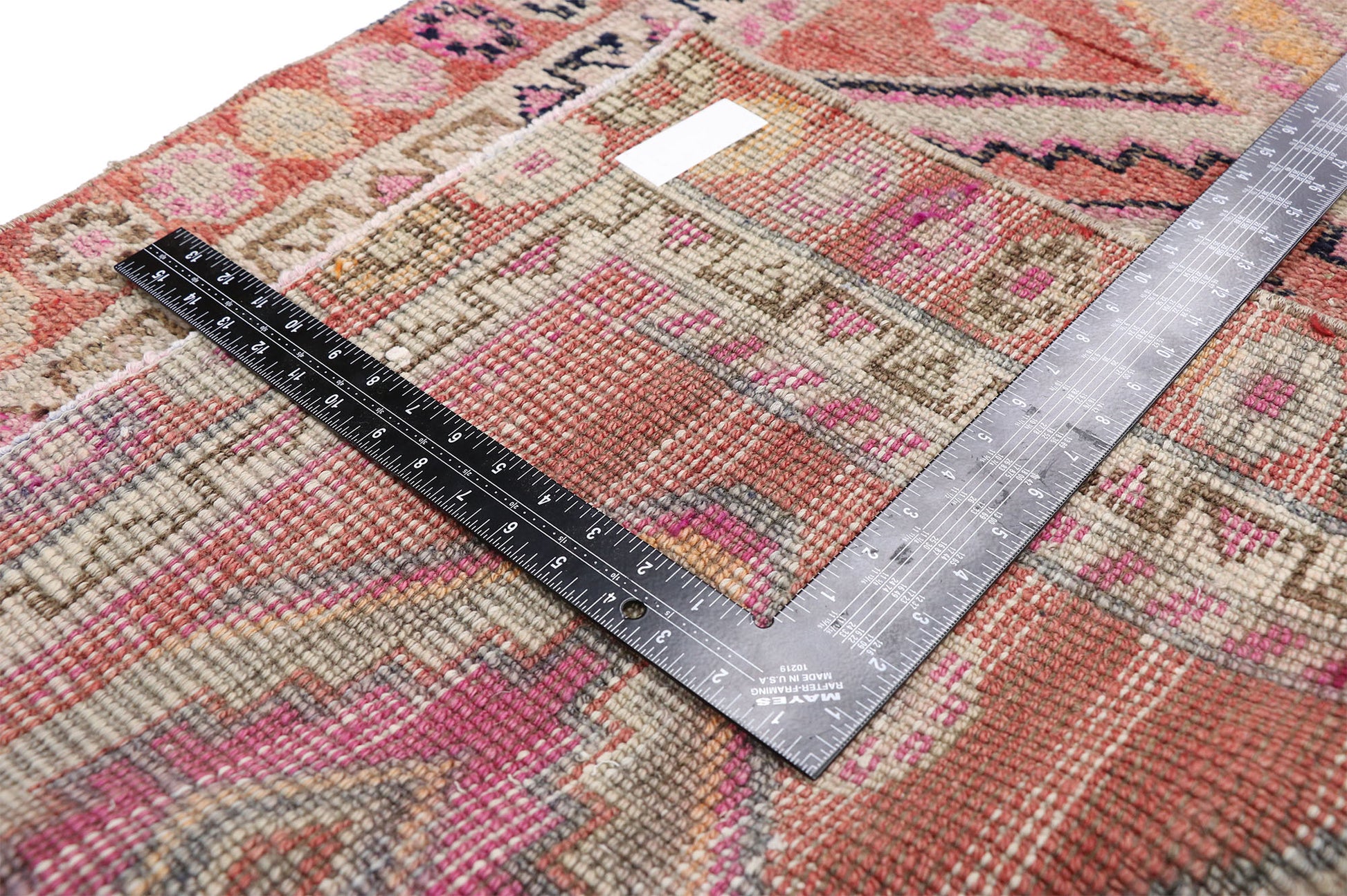 3 x 12 Vintage Turkish Oushak Rug 52665