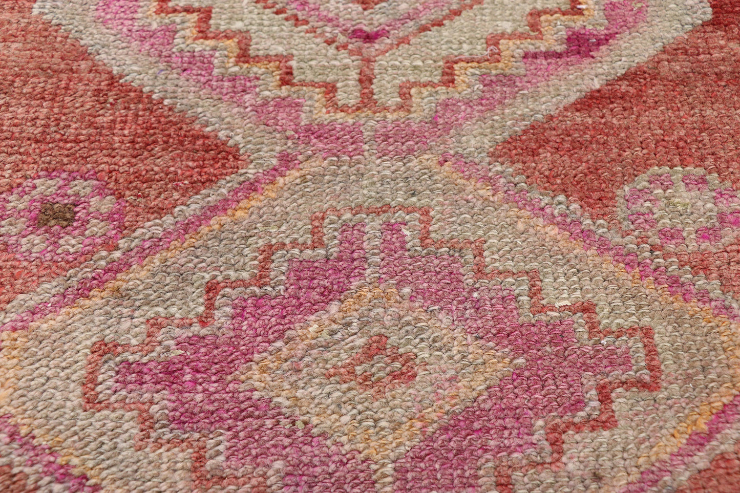3 x 12 Vintage Turkish Oushak Rug 52665