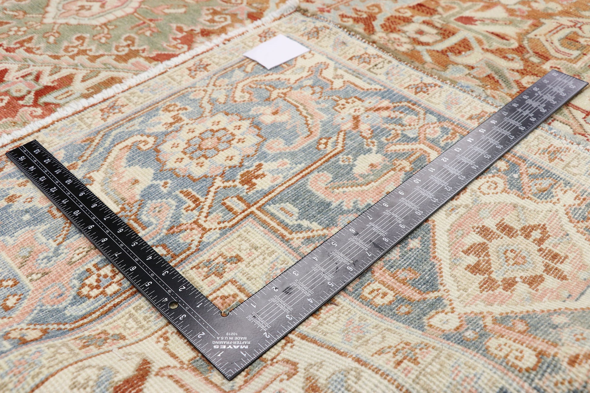 8 x 12 Antique Persian Heriz Rug 52667