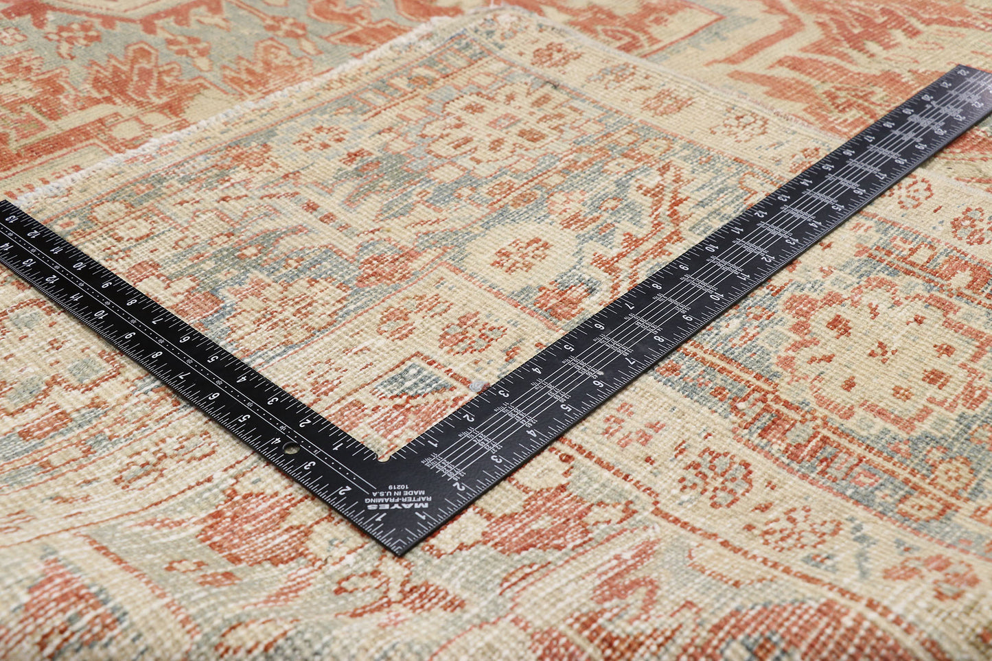 8 x 12 Antique Persian Heriz Rug 52668