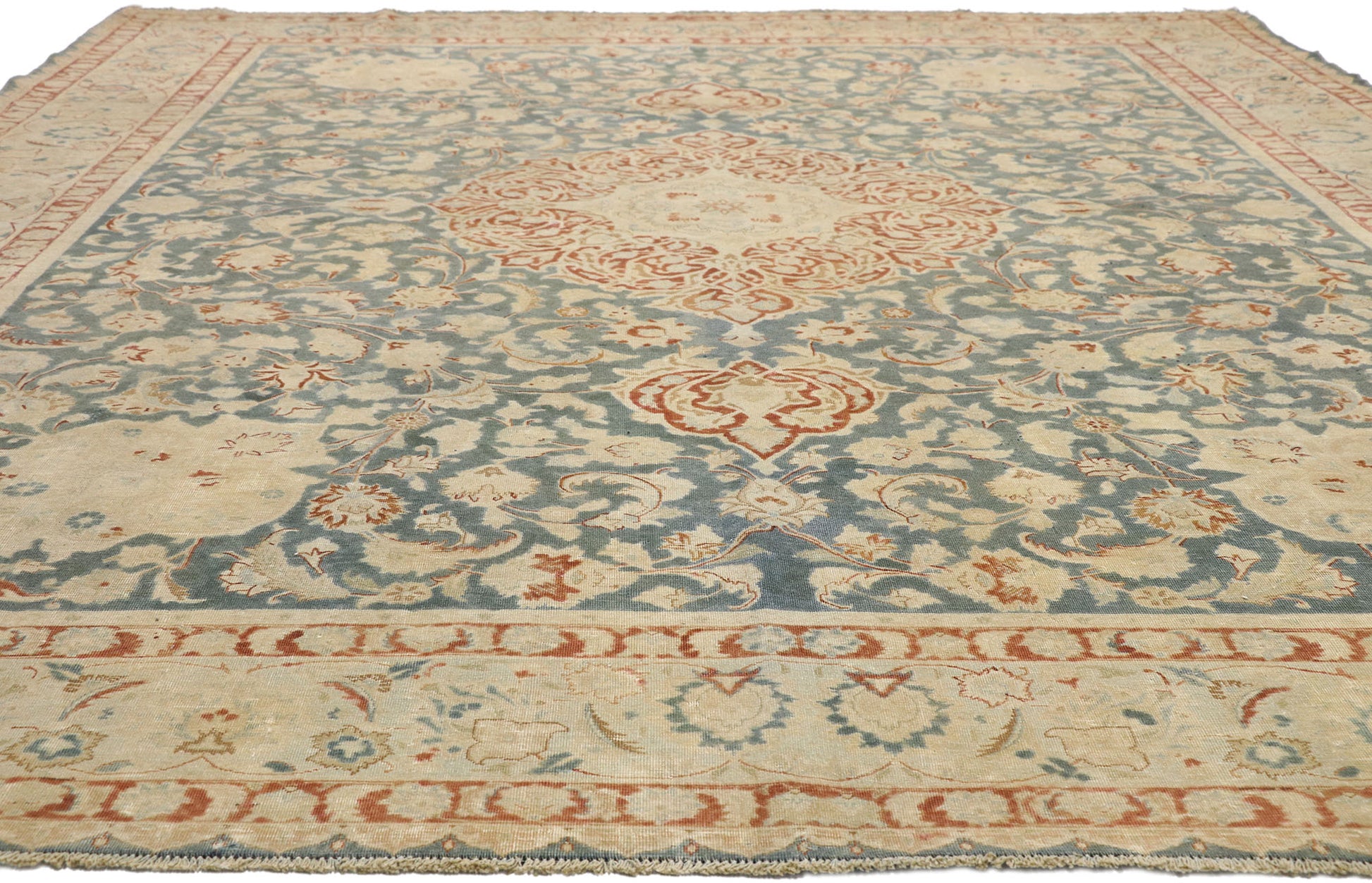 10 x 12 Antique Persian Heriz Rug 52669