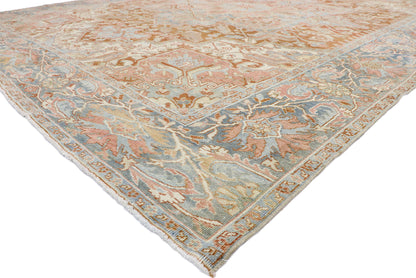 9 x 12 Antique Persian Heriz Rug 52671