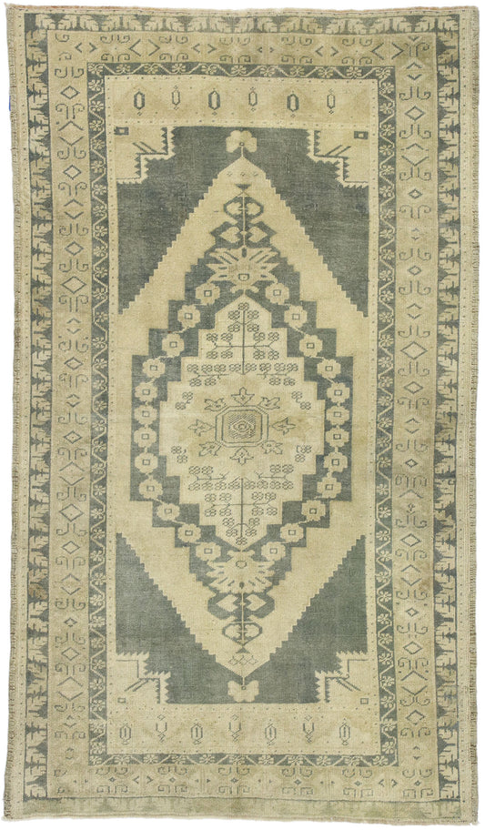 4 x 6 Vintage Oushak Rug 52672