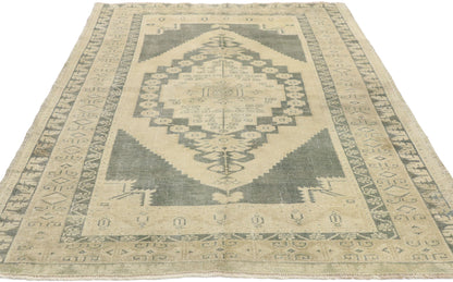 4 x 6 Vintage Oushak Rug 52672