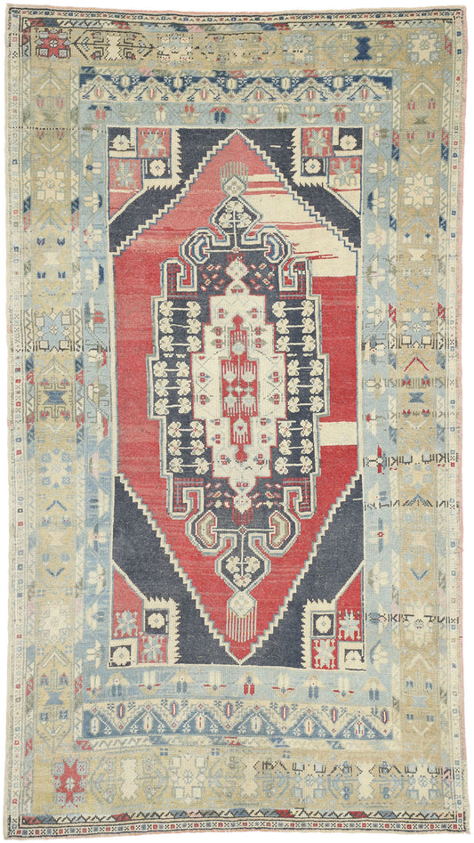 5 x 8 Vintage Oushak Rug 52674