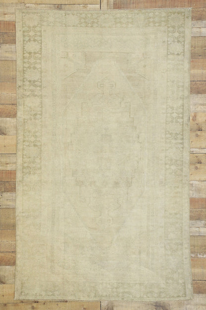 4 x 7 Vintage Turkish Oushak Rug 52675