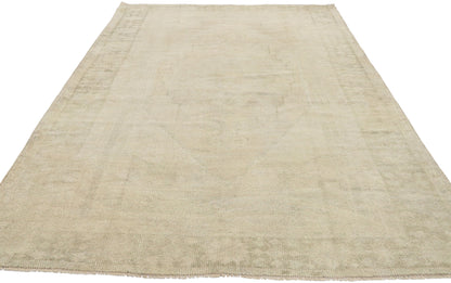 4 x 7 Vintage Turkish Oushak Rug 52675