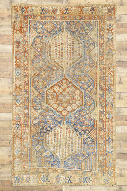 6 x 10 Antique Persian Shiraz Rug 52677