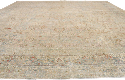 13 x 14 Antique Turkish Khorassan Rug 52678