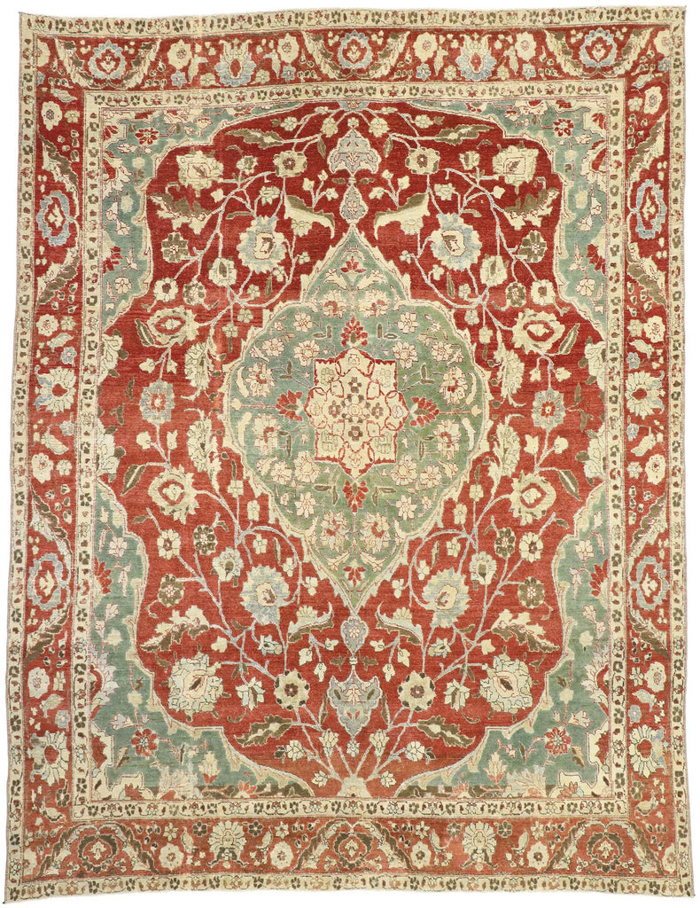 9 x 12 Antique Persian Mahal Rug 52679
