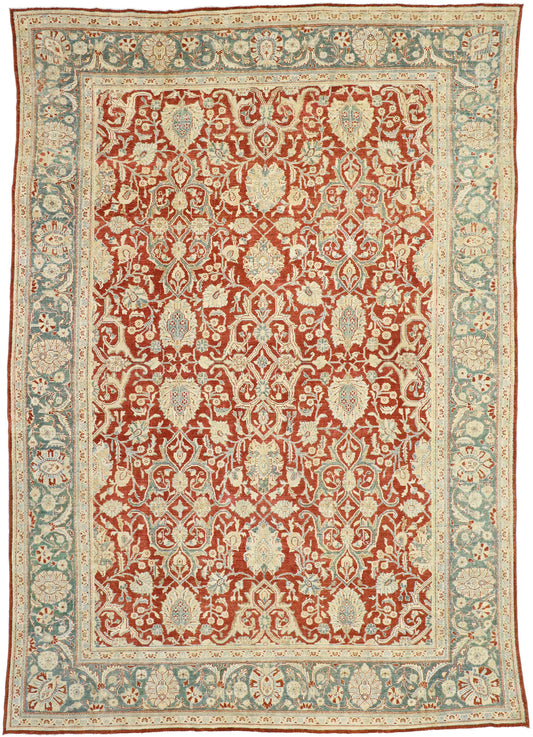10 x 14 Antique Persian Mahal Rug 52680