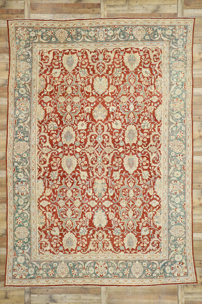 10 x 14 Antique Persian Mahal Rug 52680
