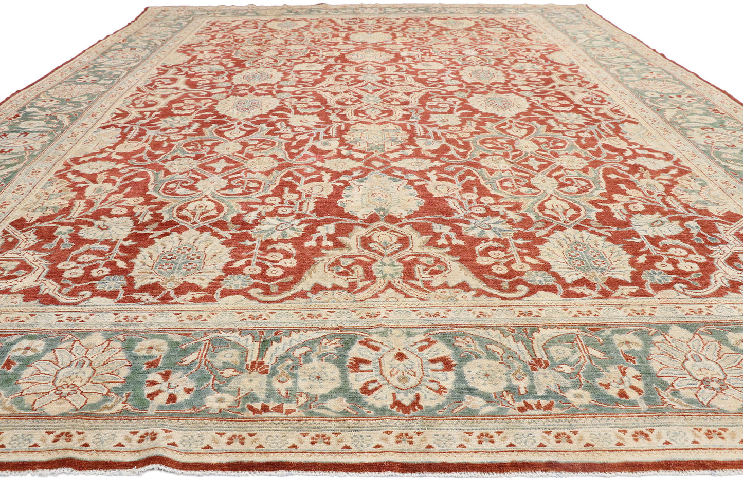 10 x 14 Antique Persian Mahal Rug 52680