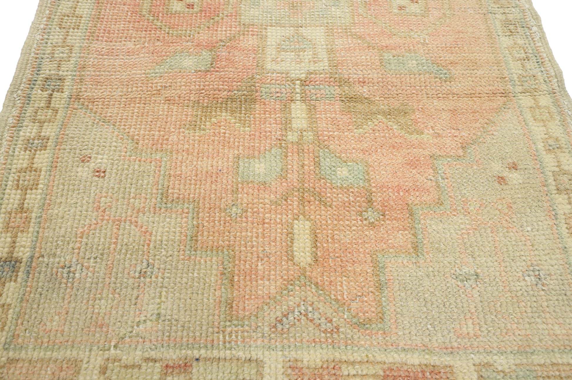 2 x 4 Vintage Oushak Rug 52681