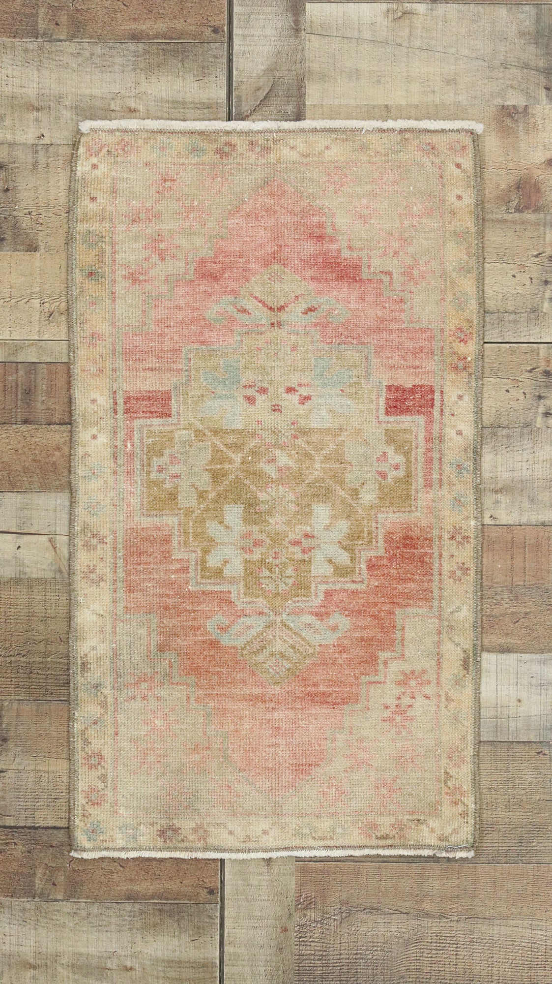 2 x 3 Vintage Oushak Rug 52682