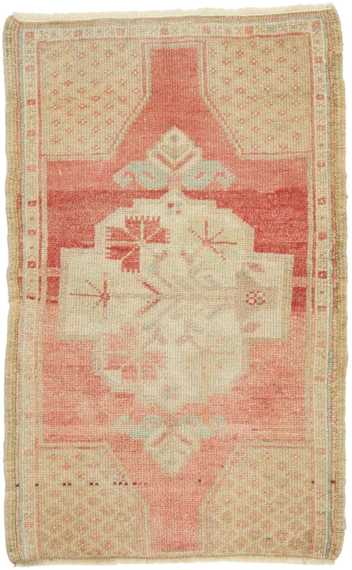 2 x 3 Vintage Oushak Rug 52683