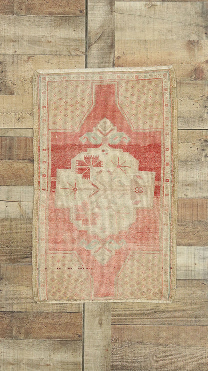 2 x 3 Vintage Oushak Rug 52683