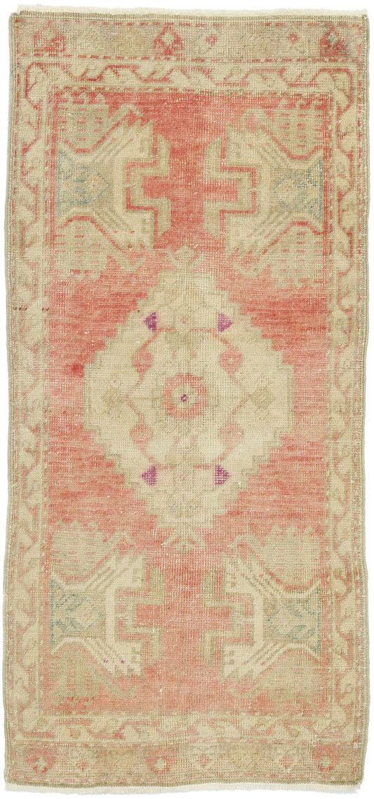 2 x 3 Vintage Oushak Rug 52685