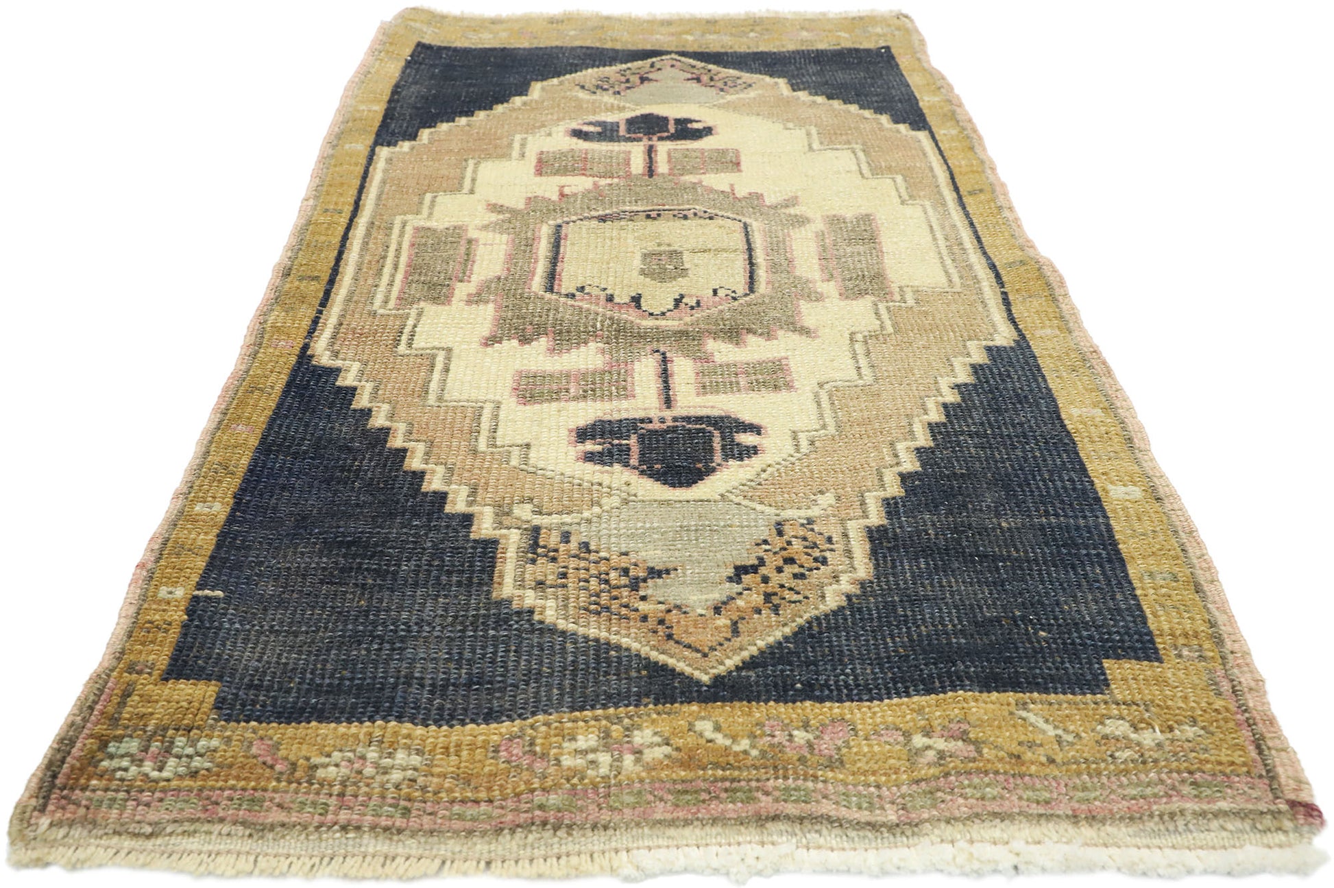 2 x 3 Vintage Oushak Rug 52686