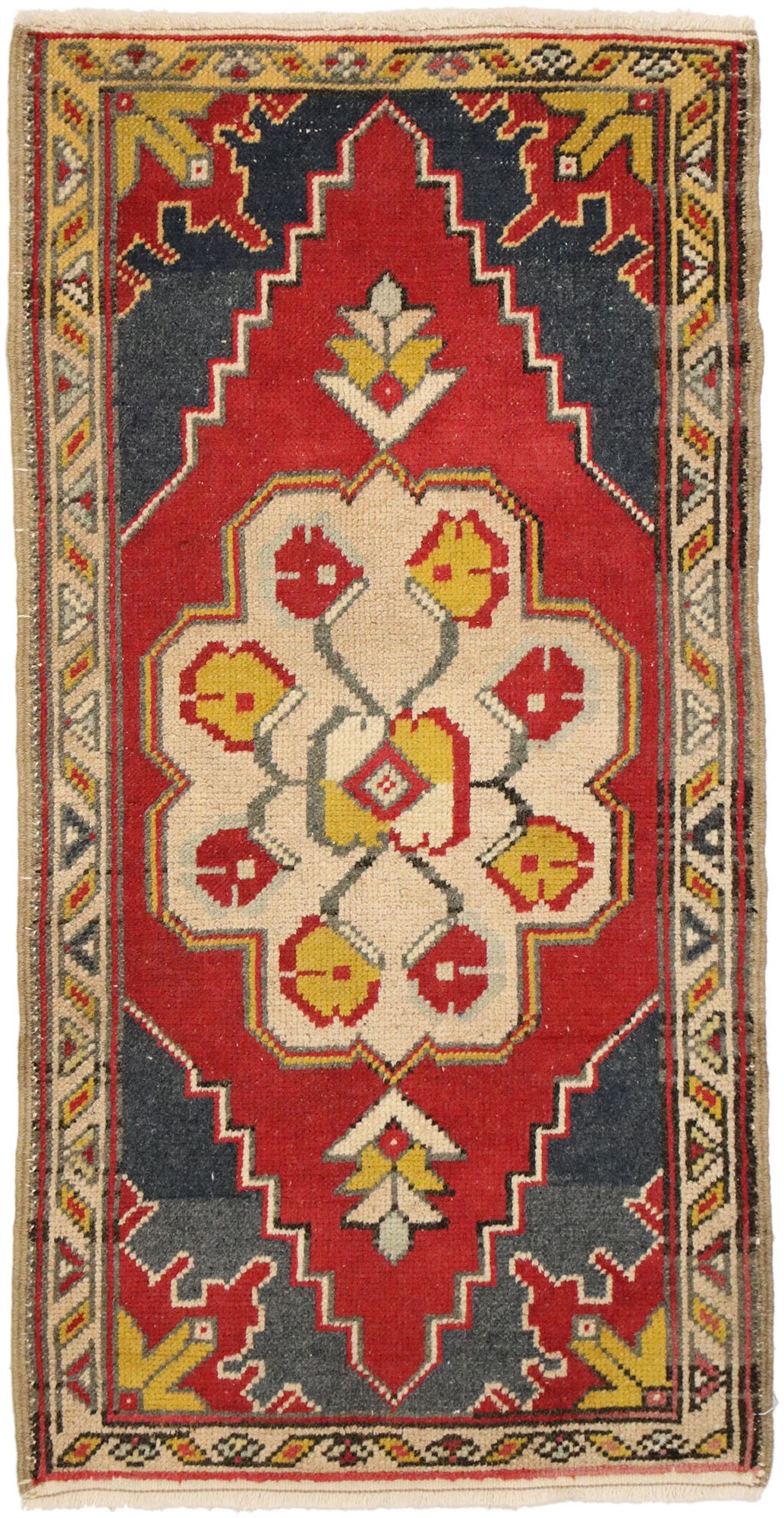 2 x 3 Vintage Oushak Rug 52687