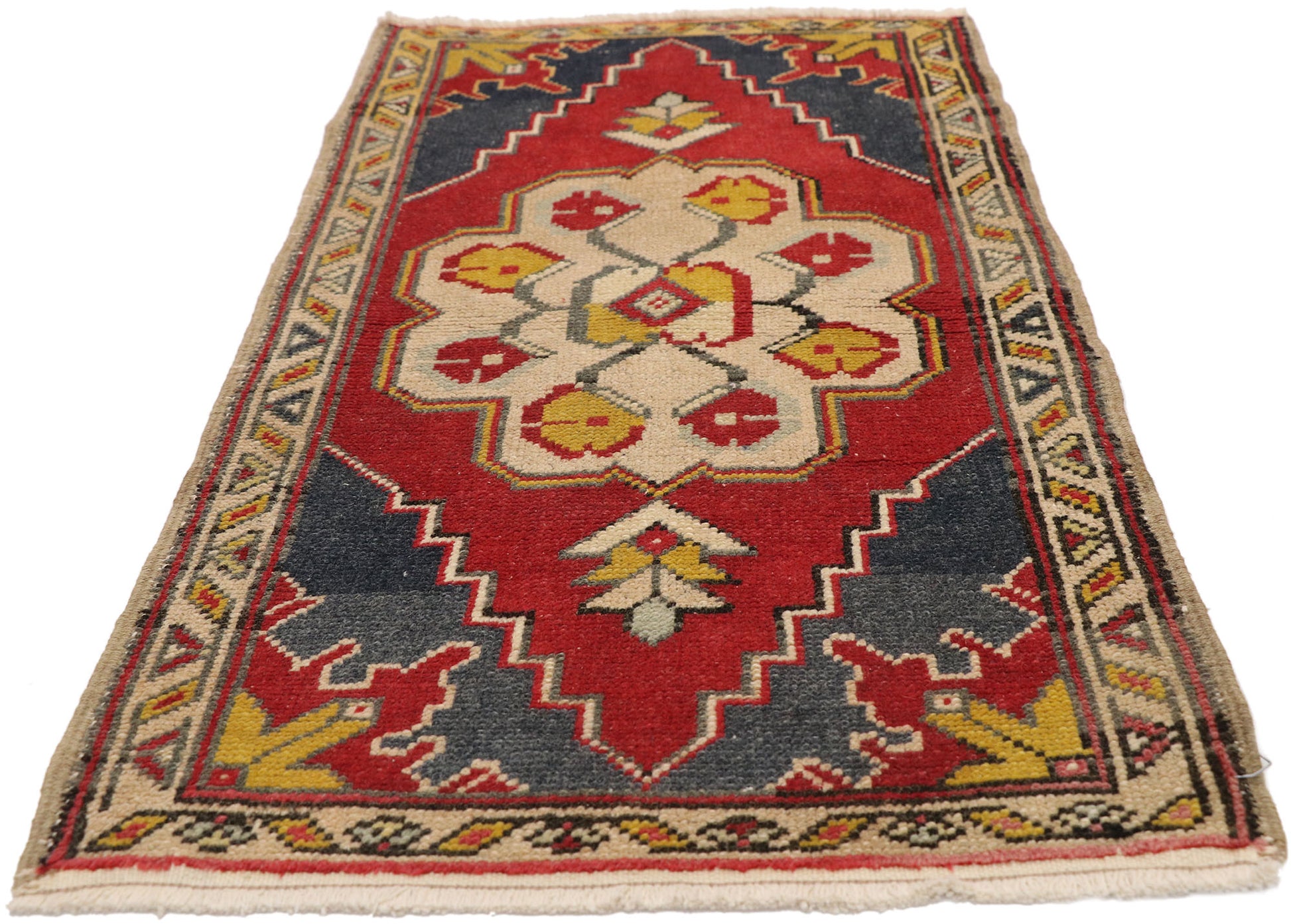 2 x 3 Vintage Oushak Rug 52687