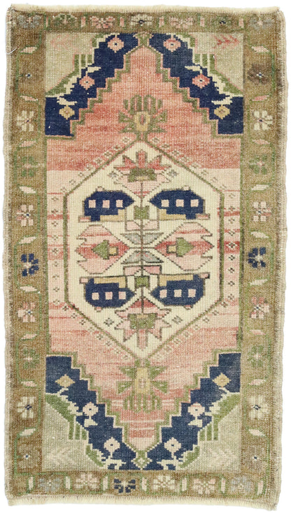 2 x 3 Vintage Oushak Rug 52688