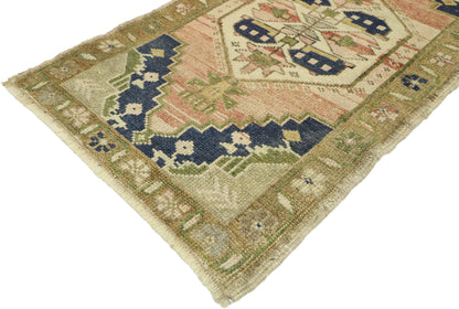 2 x 3 Vintage Oushak Rug 52688