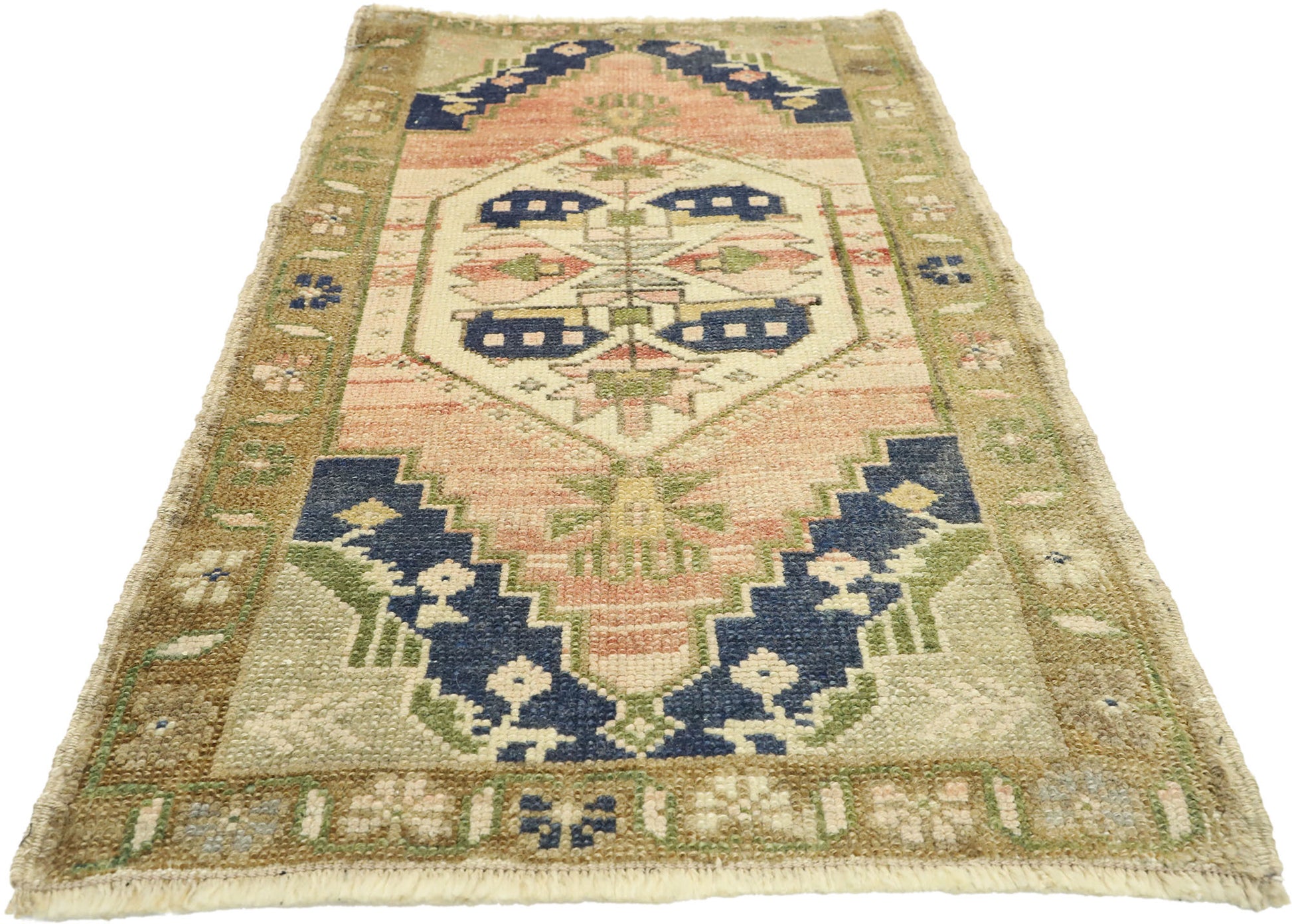 2 x 3 Vintage Oushak Rug 52688